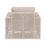 Flat Rope Outdoor Swivel Chair | Living Essentials Tropez