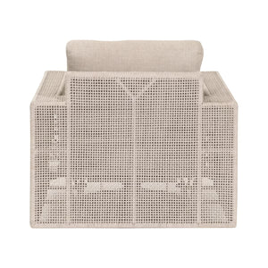  Flat Rope Outdoor Swivel Chair | Oroa.com