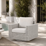Flat Rope Outdoor Swivel Chair | Living Essentials Tropez
