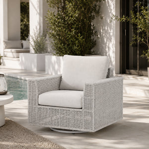   Flat Rope Outdoor Swivel Chair | Oroa.com