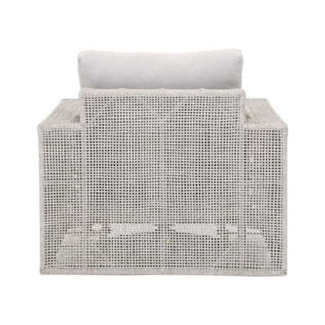 Flat Rope Outdoor Swivel Chair | Living Essentials Tropez