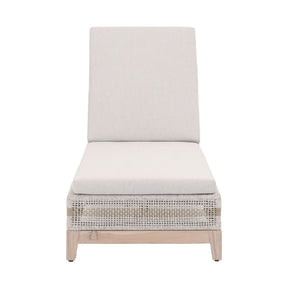Modern European furniture - Taupe Stripes Outdoor Chaise Lounge - www.oroa.com