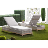Taupe Stripes Outdoor Chaise Lounge | Living Essentials Tapestry