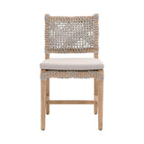 Interlaced Flat Rope Dining Chairs (2) | Living Essentials Costa