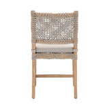 Interlaced Flat Rope Dining Chairs (2) | Living Essentials Costa