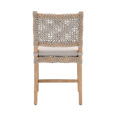 Interlaced Flat Rope Dining Chairs (2) | Living Essentials Costa