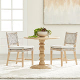 Interlaced Flat Rope Dining Chairs (2) | Living Essentials Costa