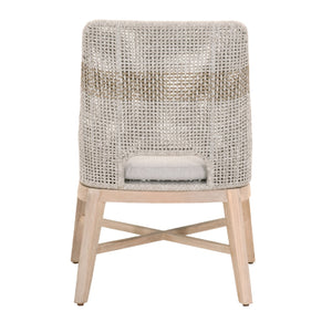   Taupe Rope Outdoor Dining Chairs (2) | Oroa.com