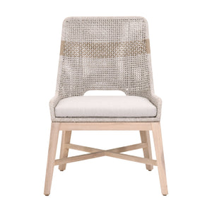   Taupe Rope Outdoor Dining Chairs (2) | Oroa.com