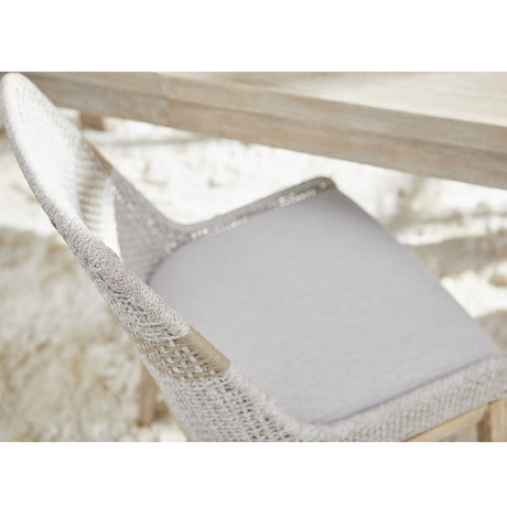 Modern European furniture - Taupe Stripe Rope Dining Chairs (2) - www.oroa.com