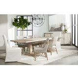 Modern European furniture - Taupe Stripe Rope Dining Chairs (2) - www.oroa.com
