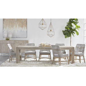   Taupe Stripe Rope Dining Chairs (2) | Oroa.com