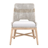 Modern European furniture - Taupe Stripe Rope Dining Chairs (2) - www.oroa.com