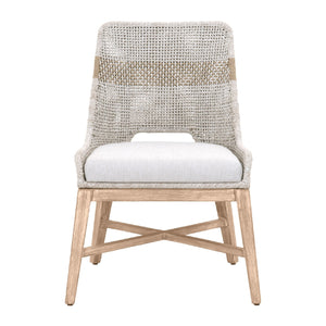   Taupe Stripe Rope Dining Chairs (2) | Oroa.com