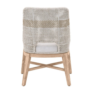   Taupe Stripe Rope Dining Chairs (2) | Oroa.com