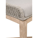 Modern European furniture - Taupe Stripe Rope Bar Stool - www.oroa.com