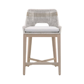 Modern European furniture - Taupe Stripes Outdoor Counter Stool - www.oroa.com