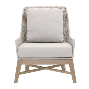   Taupe Rope Outdoor Club Chair | Oroa.com