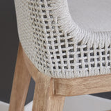 Modern European furniture - White Flat Rope Counter Stool - www.oroa.com