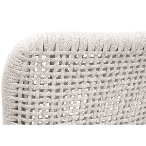   White Flat Rope Counter Stool | Oroa.com