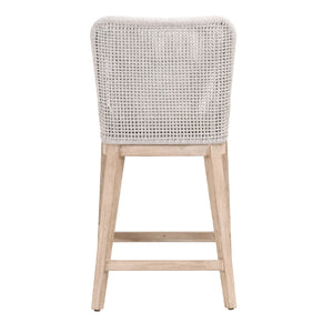   White Flat Rope Counter Stool | Oroa.com