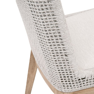   White Speckle Rope Dining Chairs (2) | Oroa.com