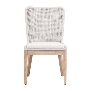   White Speckle Rope Dining Chairs (2) | Oroa.com