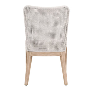   White Speckle Rope Dining Chairs (2) | Oroa.com