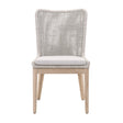 Modern European furniture - White Rope Outdoor Dining Chairs (2) - www.oroa.com