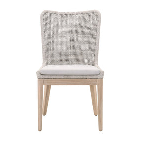 Modern European furniture - White Rope Outdoor Dining Chairs (2) - www.oroa.com