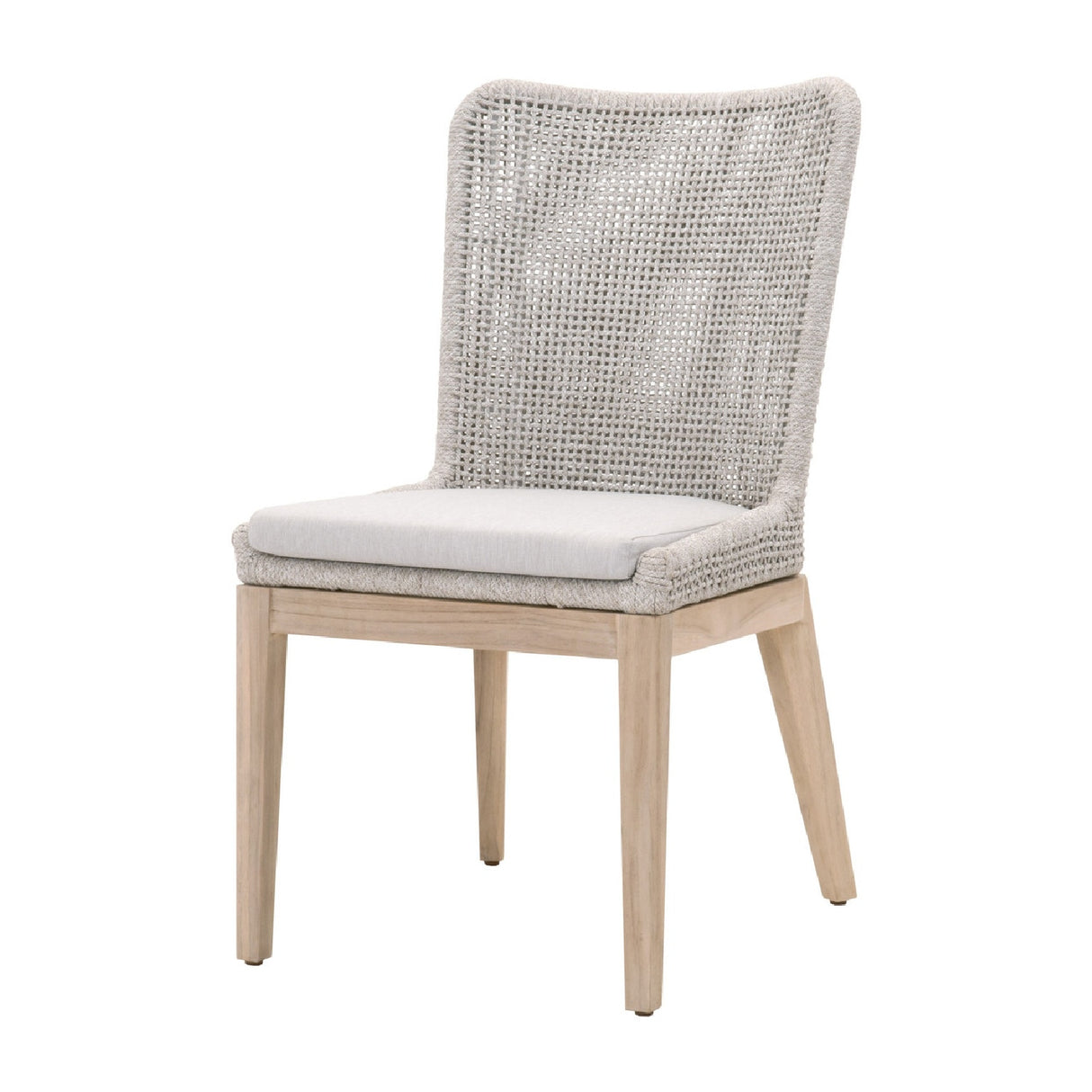   White Rope Outdoor Dining Chairs (2) | Oroa.com