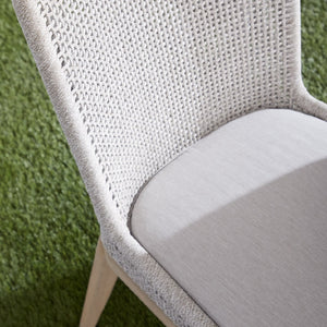   White Rope Outdoor Dining Chairs (2) | Oroa.com