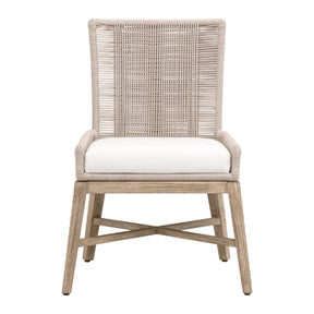 Modern European furniture - Beige Rope Dining Chairs (2) - www.oroa.com