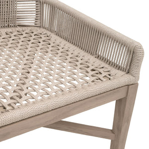  Beige Rope Outdoor Dining Chairs (2) | Oroa.com