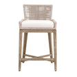 Modern European furniture - Beige Twist Rope Counter Stool - www.oroa.com