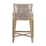 Modern European furniture - Beige Twist Rope Counter Stool - www.oroa.com