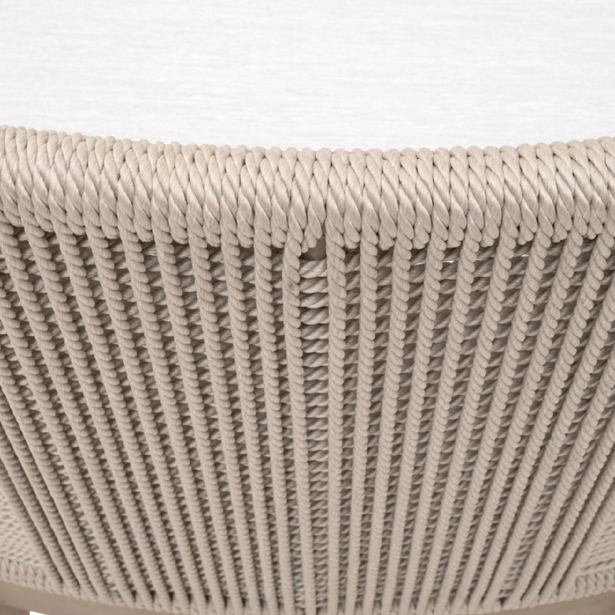  Beige Rope Outdoor Counter Stool | Oroa.com