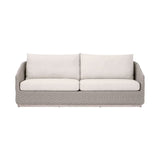 Taupe Oval Rope Outdoor Sofa | Living Essentials Caspian