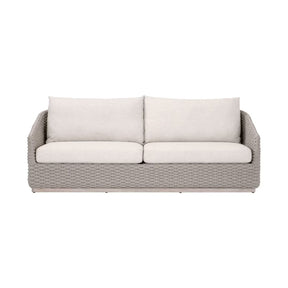 Modern European furniture - Taupe Oval Rope Outdoor Sofa - www.oroa.com