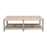 Slatted Teak Outdoor Coffee Table | Living Essentials Wrap