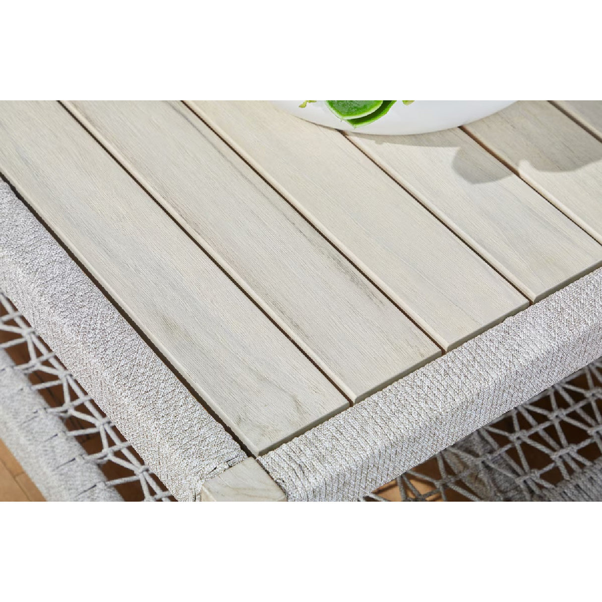   Slatted Teak Outdoor Coffee Table | Oroa.com
