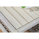 Slatted Teak Outdoor Coffee Table | Living Essentials Wrap