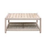 Teak Square Outdoor Coffee Table | Living Essentials Wrap
