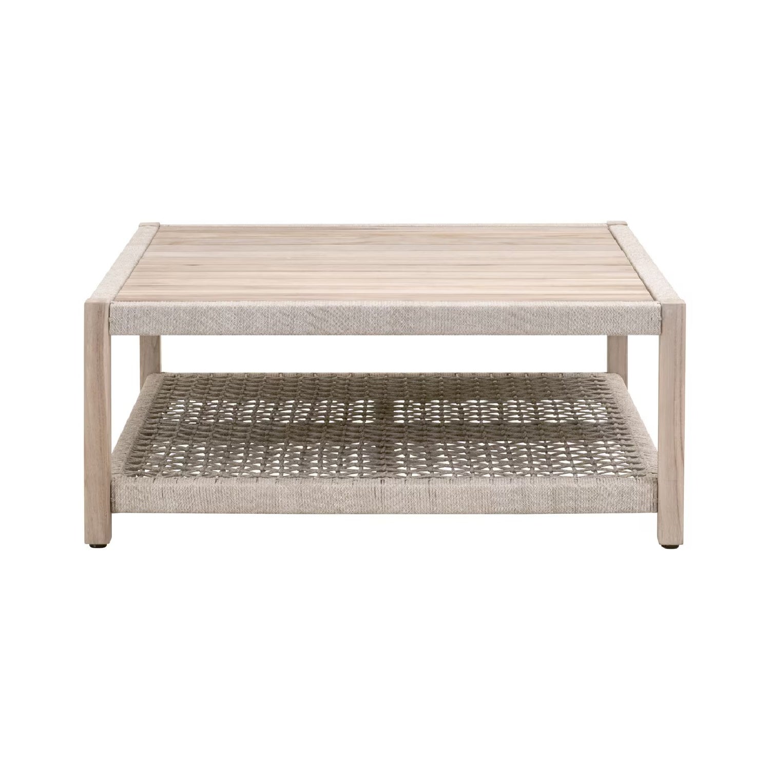 Teak Square Outdoor Coffee Table | Living Essentials Wrap