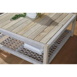 Teak Square Outdoor Coffee Table | Living Essentials Wrap