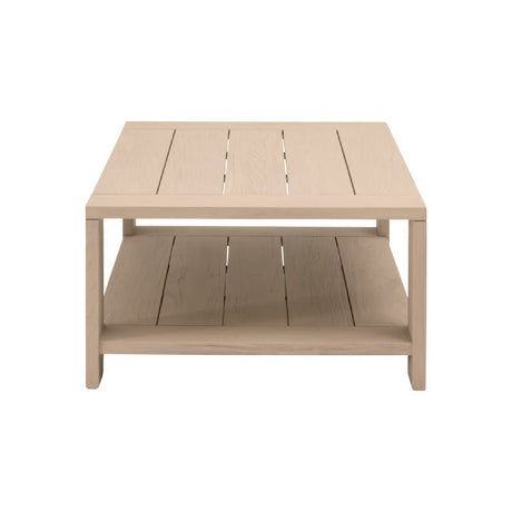 Teak Scandinavian Outdoor Coffee Table | Living Essentials Sur