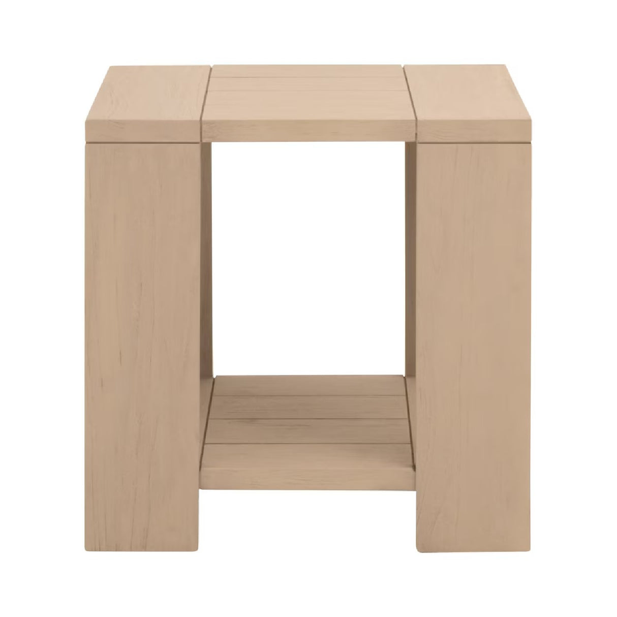   Teak Scandinavian Outdoor End Table | Oroa.com