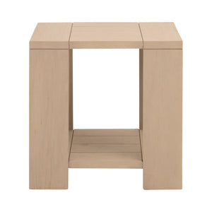   Teak Scandinavian Outdoor End Table | Oroa.com