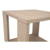 Teak Scandinavian Outdoor End Table | Living Essentials Sur