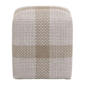 Modern European furniture - Woven Flat Rope Indoor/Outdoor Ottoman - www.oroa.com